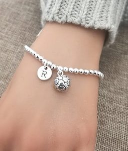 Football Bracelet, girls football gifts, football gifts, Football Fan gift, Sports necklace, football girl gifts, Football Jewellery, Team