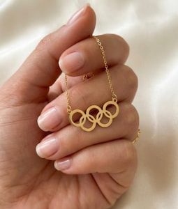 Sterling Silver Athlete Necklace, Minimal Sports Jewelry, Runner Gift, Sports Lover Pendant